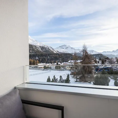 New Engadine Alpine - Pool & Sauna Lägenhet St. Moritz