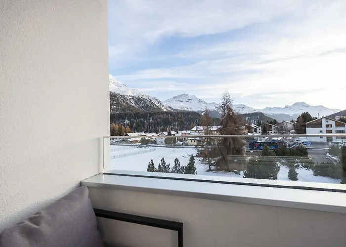 New Engadine Alpine - Pool & Sauna Daire Saint-Moritz
